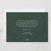 2026 Dark Green Bold Typography New Year Photo Feestdagenkaart (Achterkant)