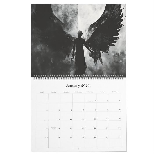 2026 Dark Guardian Calendar Kalender (Jan 2026)