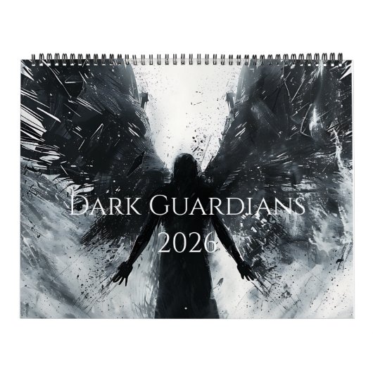 2026 Dark Guardian Calendar Kalender (Hoes)