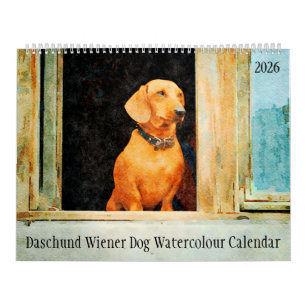 2026 Daschund Weense Hond  Kalender