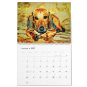 2026 Daschund Weense Hond  Kalender (Jan 2027)