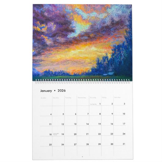 2026 "Dawn Until Dusk" Calendar Kalender (Jan 2026)