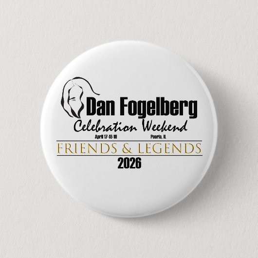 2026 DF Viering Weekend Knop! Ronde Button 5,7 Cm (Voorkant)
