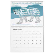 2026 Dieren Calligram Kalender (Feb 2027)