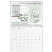 2026 Dieren Calligram Kalender (Mar 2027)