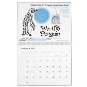2026 Dieren Calligram Kalender (Jan 2027)