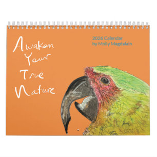 2026 Dierenkunstkalender door Molly Magdalain Kalender