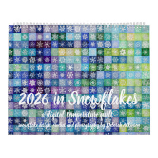 2026 Digitale Sneeuwvlok Temperatuur Quilt Kalende Kalender