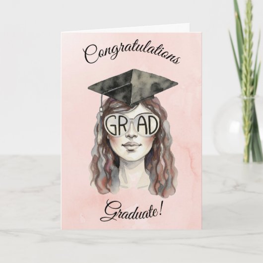 2026 Diploma Card Meisje Kaart (Voorkant)