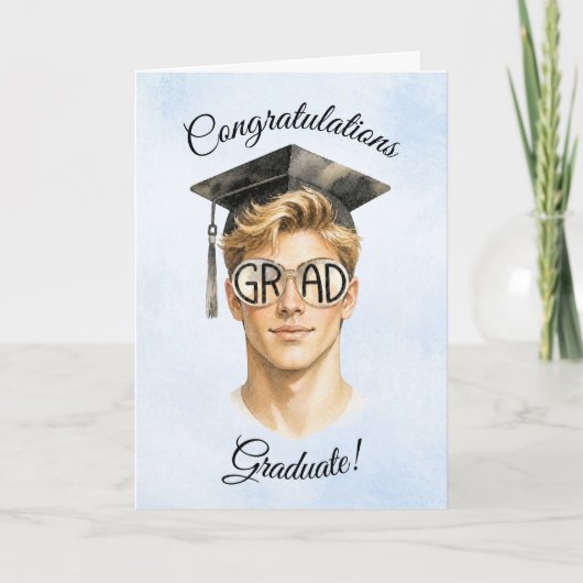 2026 Diploma kaart voor hem (Voorkant)