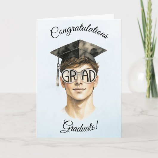 2026 Diploma kaart voor hem (Voorkant)