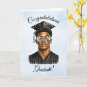 2026 Diploma kaart voor hem (Gele Bloem)