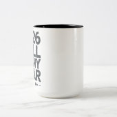 2026 Discipline Will Be My Year Tweekleurige Koffiemok (Center)