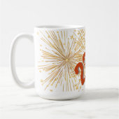 2026 Distressed Design Keramische Mok (Links)