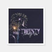  2026 Distressed Design Paper Cocktail Servet (Voorkant)