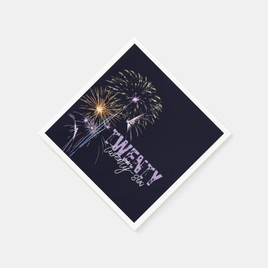  2026 Distressed Design Paper Cocktail Servet (Hoek)