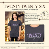 2026 Distressed Design Unisex Tri-Blend Shirt