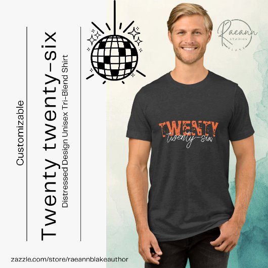  2026 Distressed Design Unisex Tri-Blend Shirt