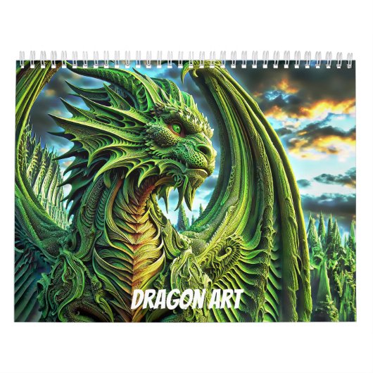 2026 Dragon Art Kalender (Hoes)