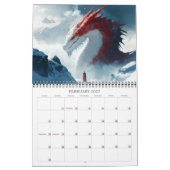 2026 Dragons 2 Fantasy Art Kalender (Feb 2027)