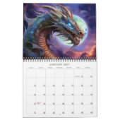 2026 Dragons Fantasy Art Kalender (Jan 2027)