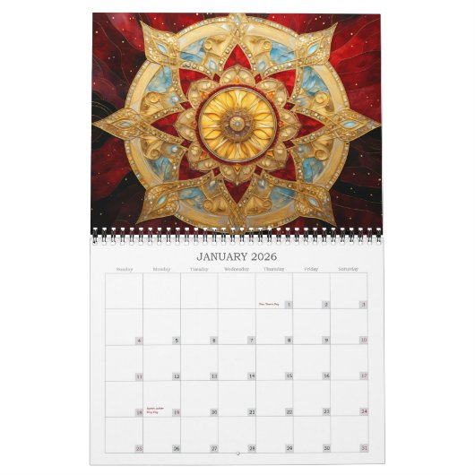 2026 Dream Mandalas Kalender (Jan 2026)