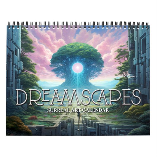 2026 Dreamscapes 3 surrealistische visionaire kuns Kalender (Hoes)