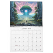 2026 Dreamscapes 3 surrealistische visionaire kuns Kalender (Jan 2026)