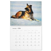 2026 Duitse Herdershond Alsatian Hond Liefhebber G Kalender (Jan 2026)