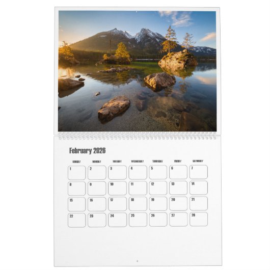 2026 Duitsland natuur & landschap fine-art foto Kalender (Feb 2026)