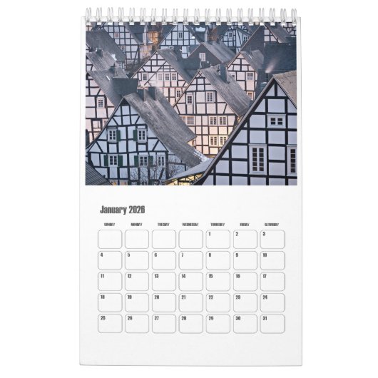 2026 Duitsland natuur & landschapsfotografie Kalender (Jan 2026)