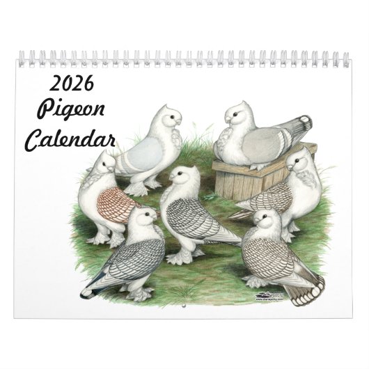 2026 Duivenkalender Kalender (Hoes)