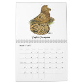 2026 Duivenkalender Kalender (Mar 2027)