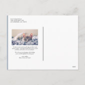 2026 Dusty Blue Bold Typography New Year Photo Feestdagenkaart (Achterkant)