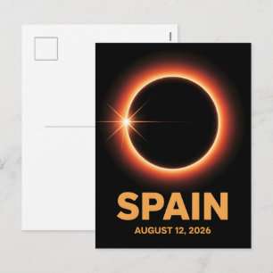 2026 Eclips Pad van Totaliteit Aandenken Feestdagenkaart