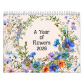 2026 Een jaar van bloemen - Muurkalender Kalender (Hoes)