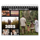 2026 Eenvoudige Aangepaste Familie Fotocollage Kalender (Hoes)