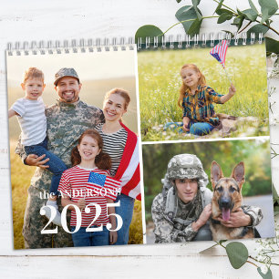2026 Eenvoudige Moderne Aangepaste Fotocollage Maa Kalender