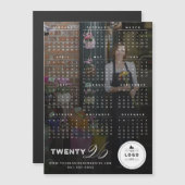 2026 Eenvoudige Typografie Kalender Magnetische Ka (Voorkant / Achterkant)