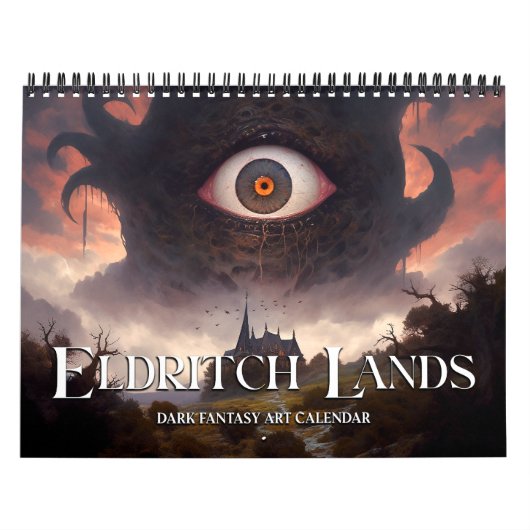 2026 Eldritch Lands 5 Dark Fantasy Horror Art Kalender (Hoes)