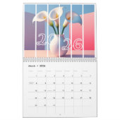 2026 Elegant Calla Lily Floral Calendar Kalender (Mar 2026)
