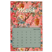 2026 elegant chinoiserie wall  kalender (Mar 2026)