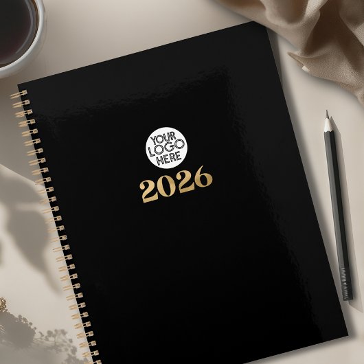 2026 Elegante Business Faux Gold Folie Glitter Planner