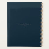 2026 Elegante Chic Stemming Boho Planner (Achterkant)