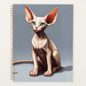 2026 Elf Sphynx Kat Kalendar Planner (Voorkant)