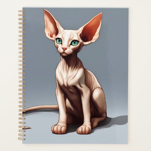 2026 Elf Sphynx Kat Kalendar Planner (Voorkant)