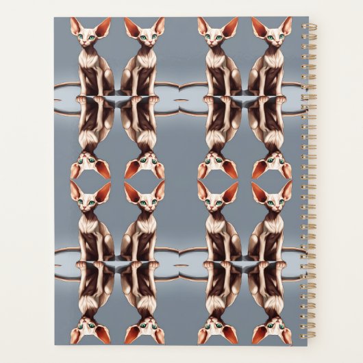 2026 Elf Sphynx Kat Kalendar Planner (Achterkant)