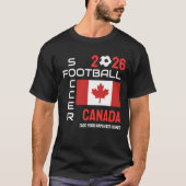 2026 ELK JAAR CANADA Football Custom Name T-Shirt (Voorkant)