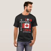 2026 ELK JAAR CANADA Football Custom Name T-Shirt (Voorkant volledig)