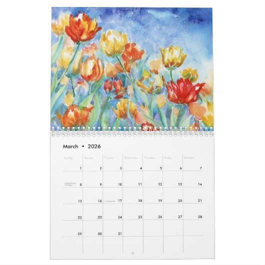 2026 Enchanted Gardens Calendar Kalender (Mar 2026)